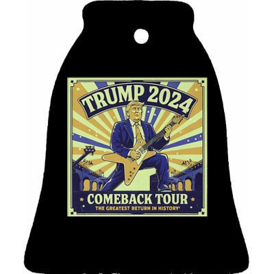 Victory Trump 2024 Story Celebrate Unbeatable Team Ceramic Bell Ornament