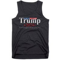 Vintage Trump 2024 IM Voting Convicted Felon Tank Top