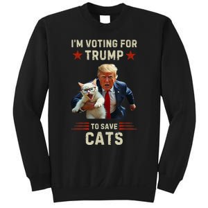 Vote Trump 2024 To Save Cats From Being Eaten Sweatshirt