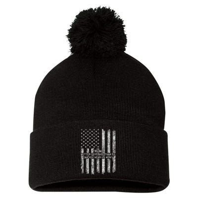 Vintage Trump 2025 45 47 Better Coverage Than 5g Pom Pom 12in Knit Beanie