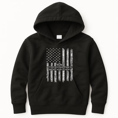 Vintage Trump 2025 45 47 Better Coverage Than 5g Kids Hoodie