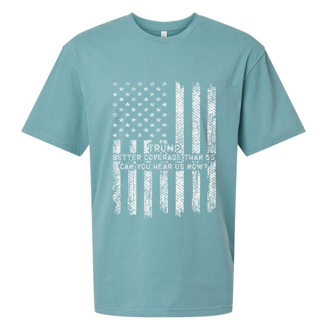 Vintage Trump 2025 45 47 Better Coverage Than 5g Sueded Cloud Jersey T-Shirt