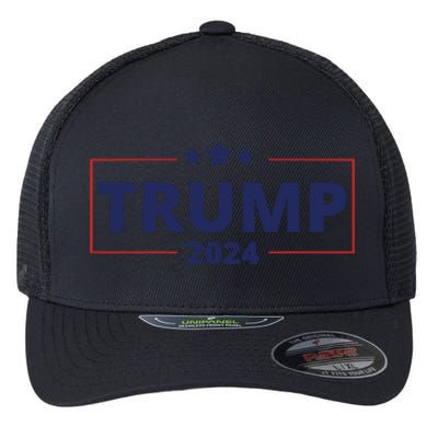 Vote Trump 2024 Election Flexfit Unipanel Trucker Cap