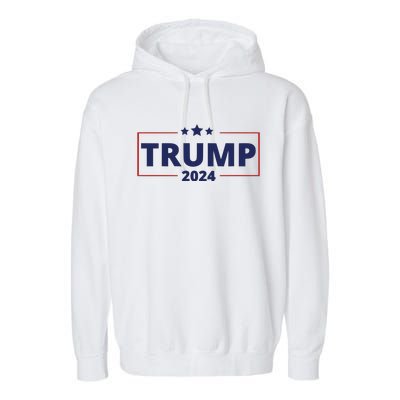 Vote Trump 2024 Election Garment-Dyed Fleece Hoodie