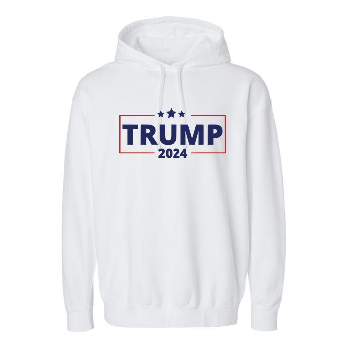 Vote Trump 2024 Election Garment-Dyed Fleece Hoodie