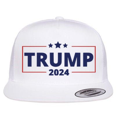 Vote Trump 2024 Election Flat Bill Trucker Hat