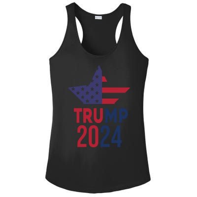 Vote Trump 2024 Usa Election Ladies PosiCharge Competitor Racerback Tank