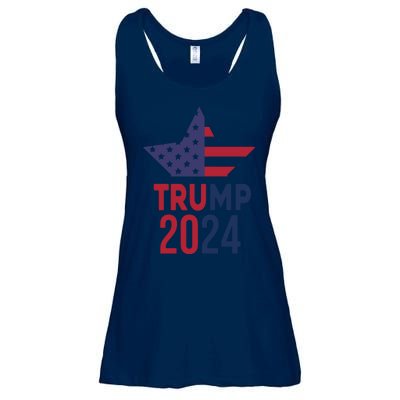 Vote Trump 2024 Usa Election Ladies Essential Flowy Tank