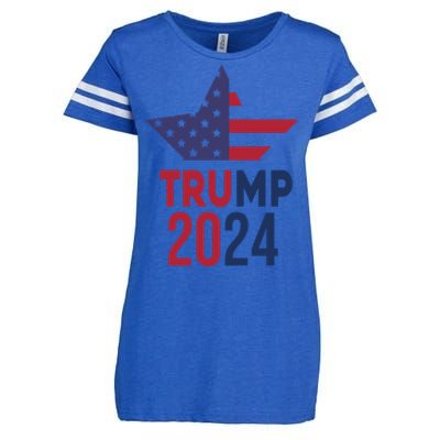 Vote Trump 2024 Usa Election Enza Ladies Jersey Football T-Shirt