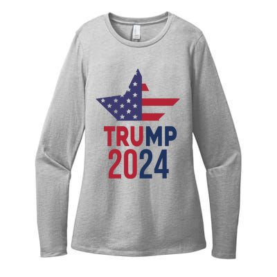 Vote Trump 2024 Usa Election Womens CVC Long Sleeve Shirt