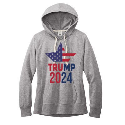 Vote Trump 2024 Usa Election Women's Fleece Hoodie