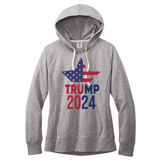 Vote Trump 2024 Usa Election Women's Fleece Hoodie