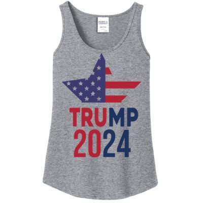 Vote Trump 2024 Usa Election Ladies Essential Tank