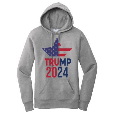 Vote Trump 2024 Usa Election Women's Pullover Hoodie