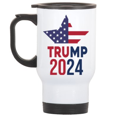 Vote Trump 2024 Usa Election Stainless Steel Travel Mug