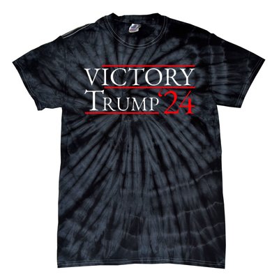 Victory Trump 24 Trump Win Election 2024 Republican Tie-Dye T-Shirt