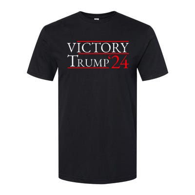 Victory Trump 24 Trump Win Election 2024 Republican Softstyle CVC T-Shirt