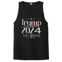 Vintage Trump 2024 Save America Vote Trump 2024 PosiCharge Competitor Tank