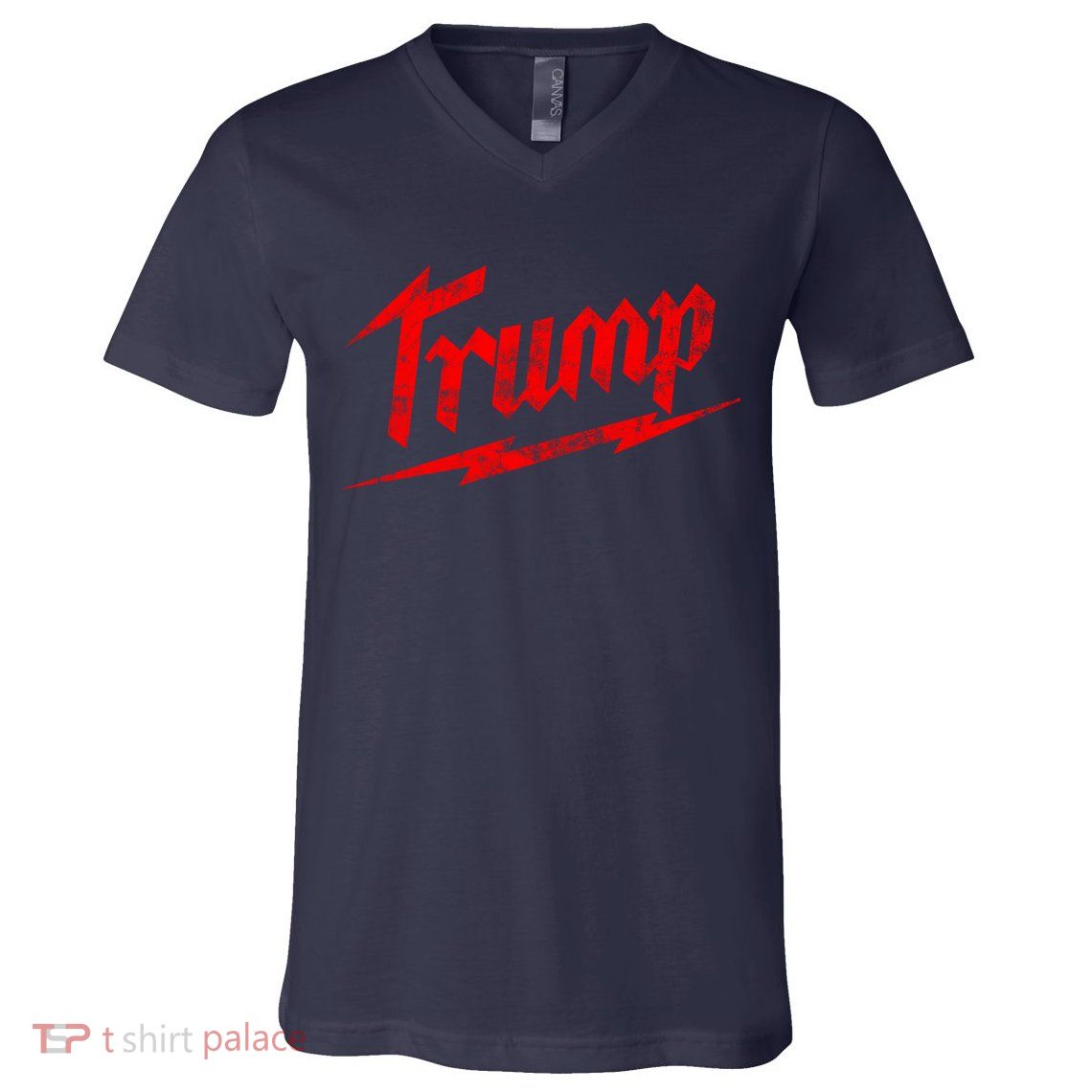 Vintage Trump Lightening Style V-Neck T-Shirt