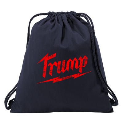 Vintage Trump Lightening Style Drawstring Bag