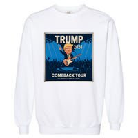 Victory Trump 2024 Won Comeback Rockstar Inauguration Garment-Dyed Sweatshirt