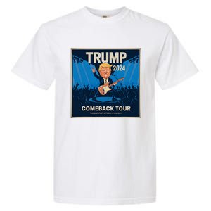 Victory Trump 2024 Won Comeback Rockstar Inauguration Garment-Dyed Heavyweight T-Shirt