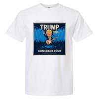 Victory Trump 2024 Won Comeback Rockstar Inauguration Garment-Dyed Heavyweight T-Shirt