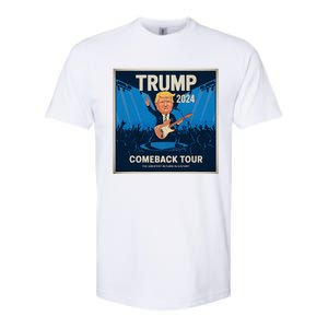 Victory Trump 2024 Won Comeback Rockstar Inauguration Softstyle CVC T-Shirt