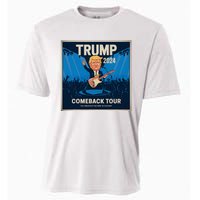 Victory Trump 2024 Won Comeback Rockstar Inauguration Cooling Performance Crew T-Shirt