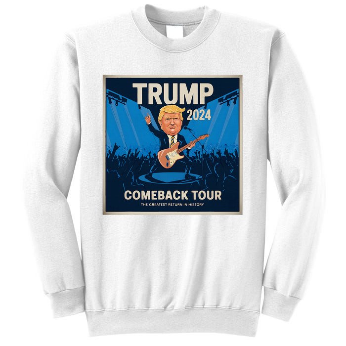 Victory Trump 2024 Won Comeback Rockstar Inauguration Sweatshirt