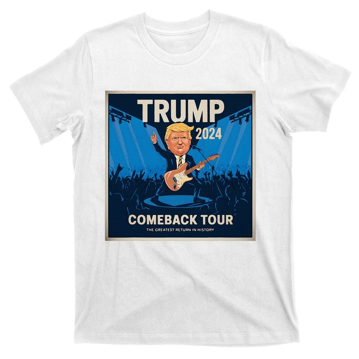 Victory Trump 2024 Won Comeback Rockstar Inauguration T-Shirt