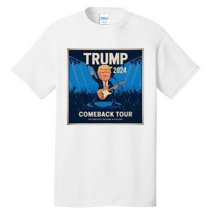 Victory Trump 2024 Won Comeback Rockstar Inauguration Tall T-Shirt