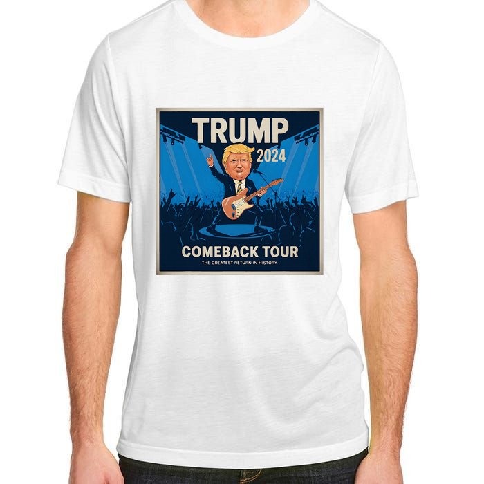 Victory Trump 2024 Won Comeback Rockstar Inauguration Adult ChromaSoft Performance T-Shirt