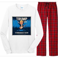 Victory Trump 2024 Won Comeback Rockstar Inauguration Long Sleeve Pajama Set