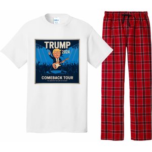 Victory Trump 2024 Won Comeback Rockstar Inauguration Pajama Set