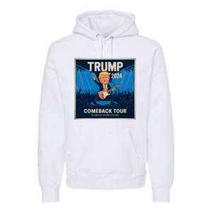 Victory Trump 2024 Won Comeback Rockstar Inauguration Premium Hoodie