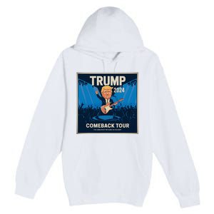 Victory Trump 2024 Won Comeback Rockstar Inauguration Premium Pullover Hoodie