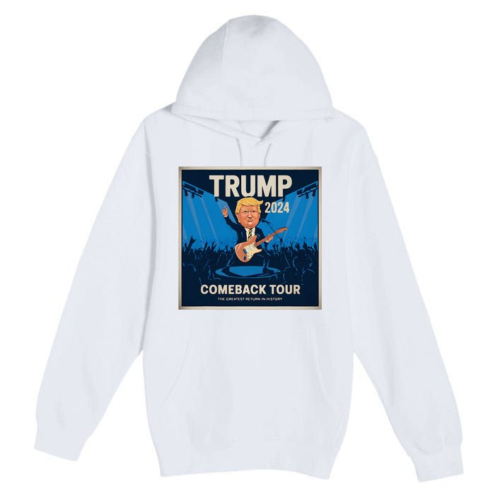 Victory Trump 2024 Won Comeback Rockstar Inauguration Premium Pullover Hoodie