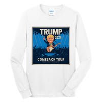 Victory Trump 2024 Won Comeback Rockstar Inauguration Tall Long Sleeve T-Shirt