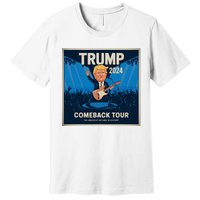 Victory Trump 2024 Won Comeback Rockstar Inauguration Premium T-Shirt