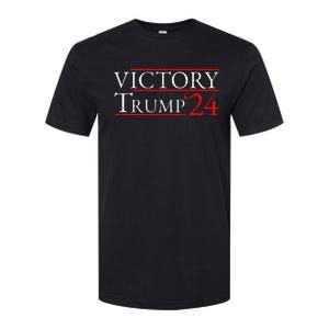 Victory Trump 24 Trump Win Election 2024 Republican Softstyle CVC T-Shirt