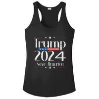 Vintage Trump 2024 Save America Vote Trump 2024 Ladies PosiCharge Competitor Racerback Tank