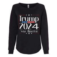 Vintage Trump 2024 Save America Vote Trump 2024 Womens California Wash Sweatshirt