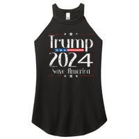 Vintage Trump 2024 Save America Vote Trump 2024 Women's Perfect Tri Rocker Tank