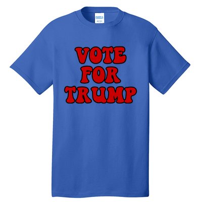 Vote Trump 2024 Take America Back Vintage Patriotic Gift Tall T-Shirt