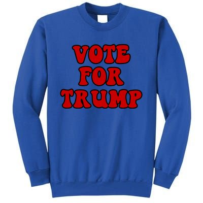 Vote Trump 2024 Take America Back Vintage Patriotic Gift Tall Sweatshirt