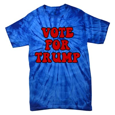 Vote Trump 2024 Take America Back Vintage Patriotic Gift Tie-Dye T-Shirt