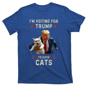 Vote Trump 2024 To Save Cats From Being Eaten T-Shirt