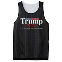 Vintage Trump 2024 IM Voting Convicted Felon Mesh Reversible Basketball Jersey Tank