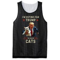 Vote Trump 2024 To Save Cats From Being Eaten Mesh Reversible Basketball Jersey Tank